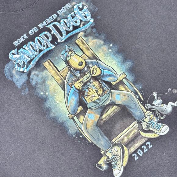 Snoop Dog Mount Westmore “BACC On Death Row“ Double Sided Shirt Mens Size X-Lg - Picture 2 of 5